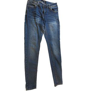 Wax Jean Womens Jegging Jeans Stretch Mid Rise Five Design Pockets Blue Size 9